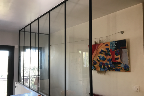 Verrière industrielle sur Nîmes par Miroiterie Gardoise
